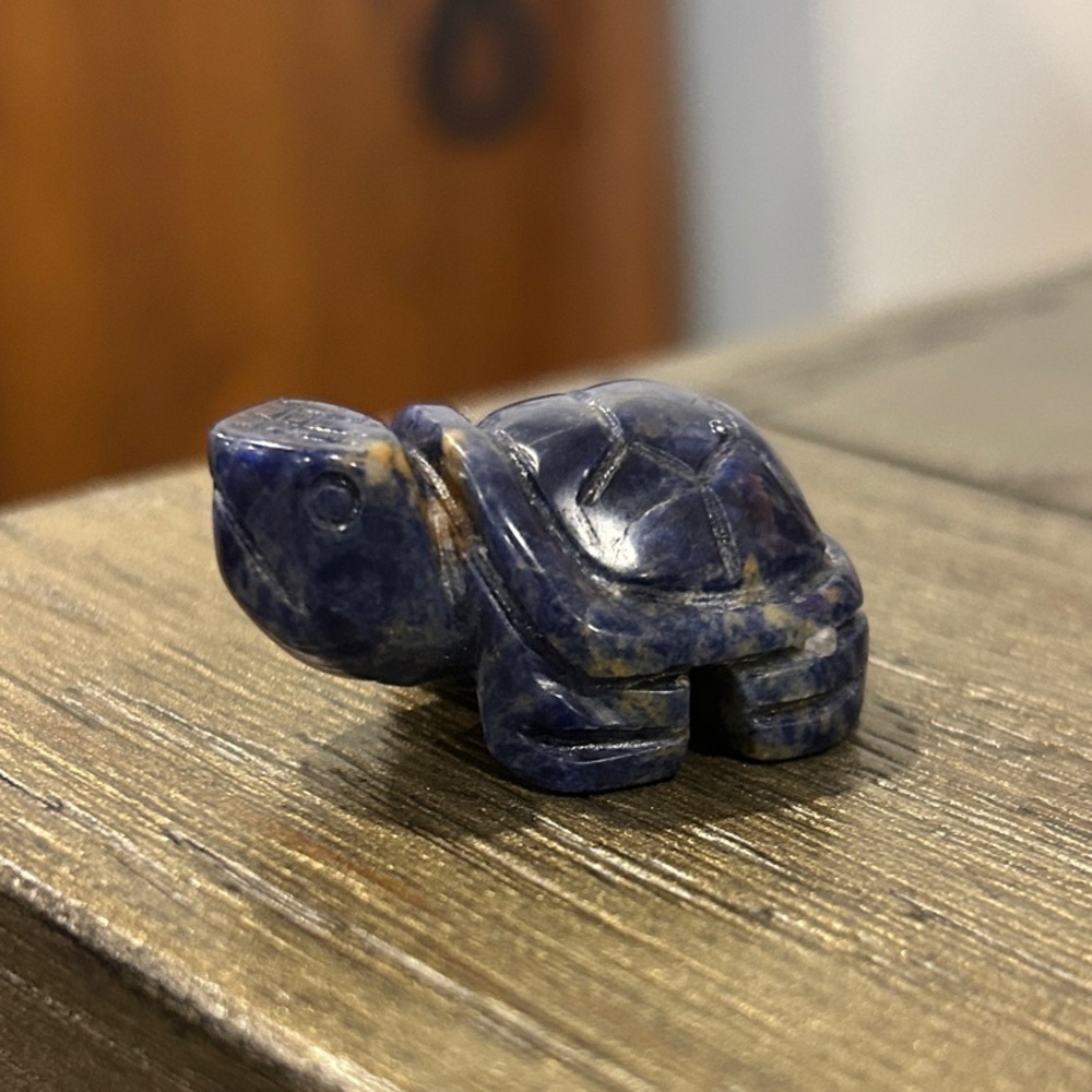 Sodalite Turtle Figurine - priced PER turtle
